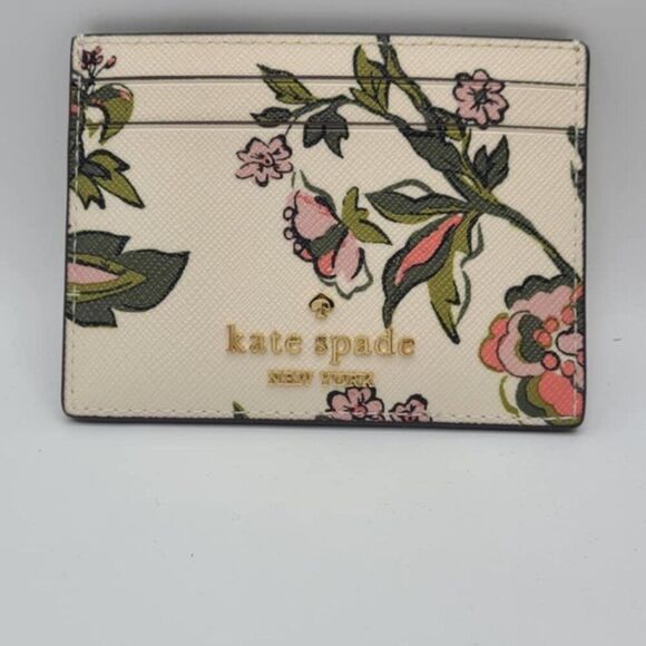 Kate Spade Madison Floral Small Slim Card Holder NWT! - Picture 6 of 9